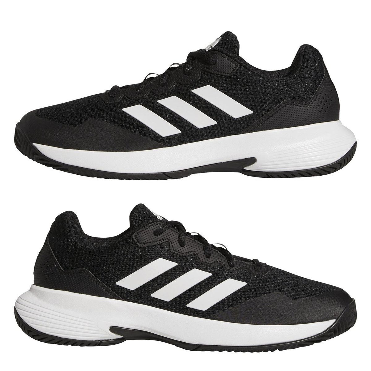 Men's gamecourt tennis hotsell shoes white and black