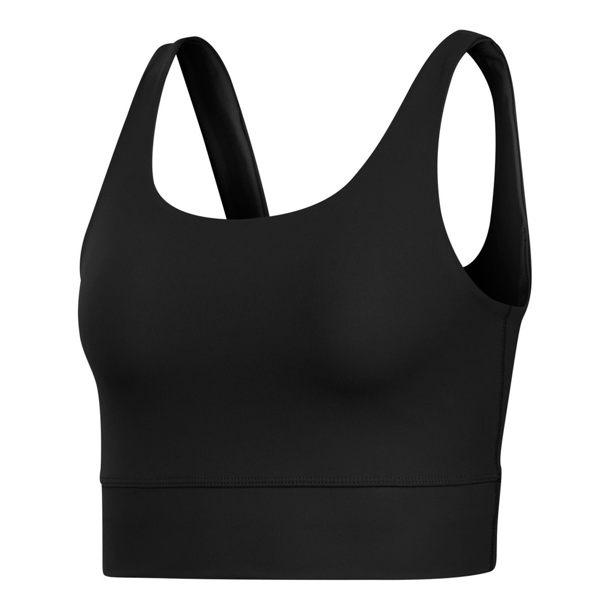 Nike, Yoga Crop Tank Top Womens, Black/Grey