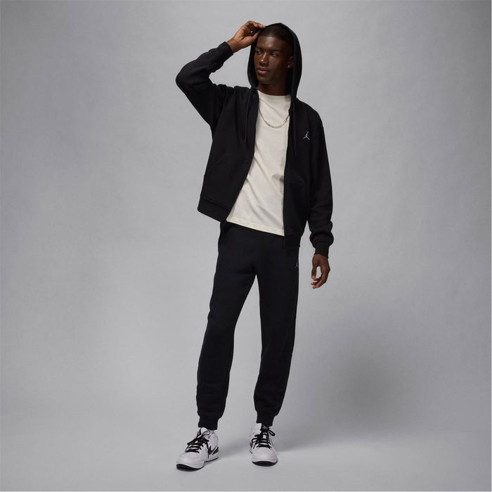 Essentials Mens Full Zip Fleece Hoodie