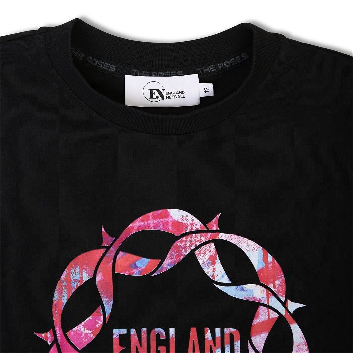 England Netball Block Junior T Shirt