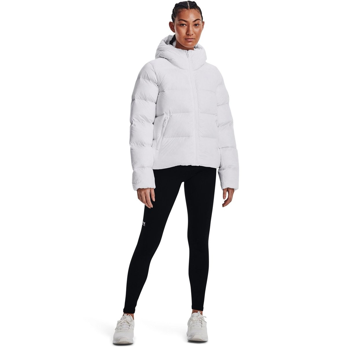 Under armour jackets clearance women white