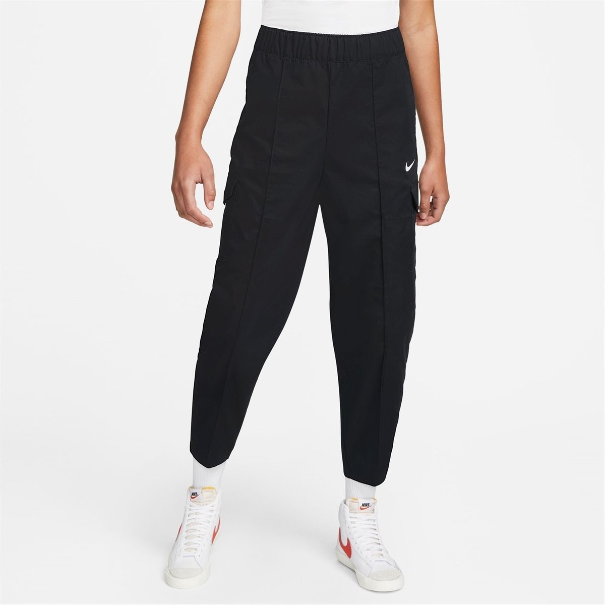 Nike Sportswear Women's Essential Fleece Pants Sangria / Heather - White