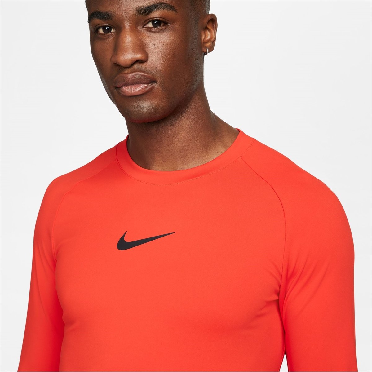 Orange dri fit long clearance sleeve shirt