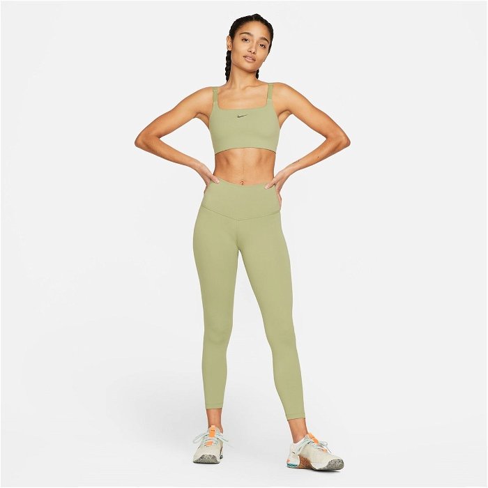 Nike Yoga Dri FIT Womens 7 8 High Rise Leggings Oil Green, £15.00