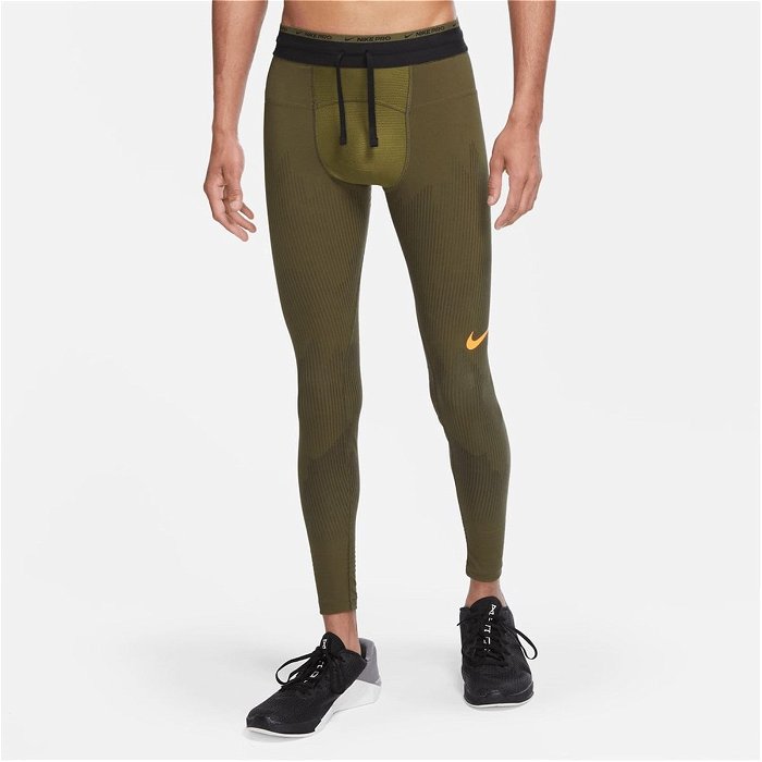 Nike Pro Dri Fit ADV Recovery Tight Mens Rough Green/Tot not available