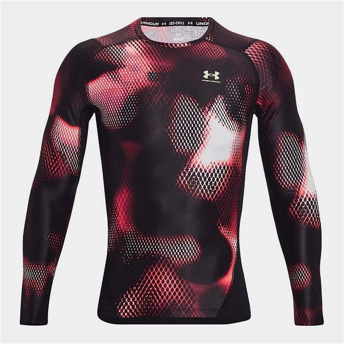 IsoChill Printed Long Sleeve Base Layer Top Mens