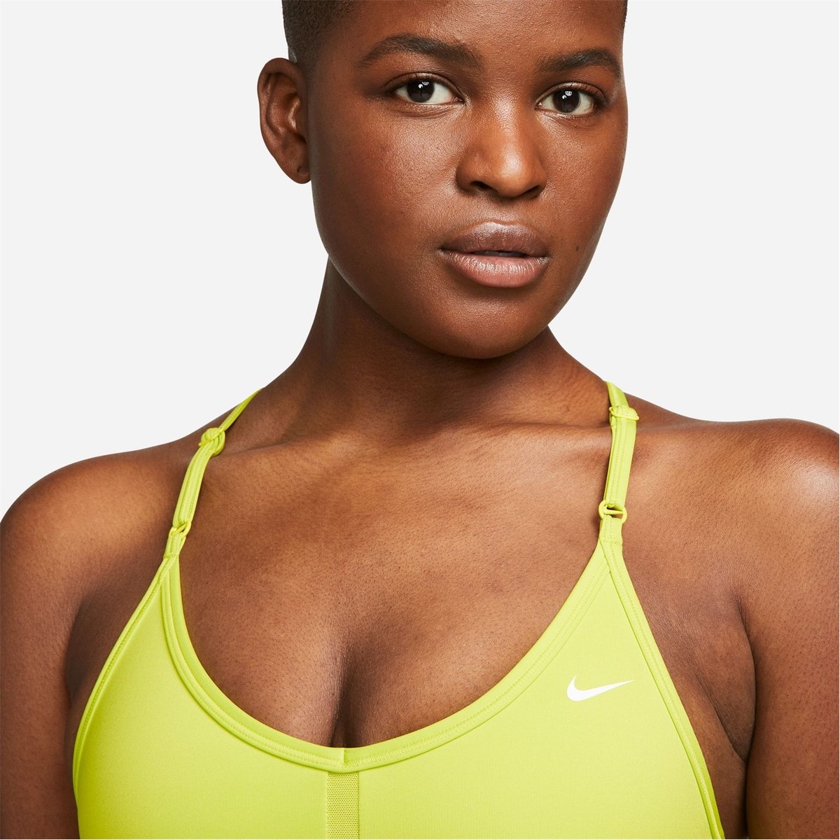 Nike indy logo sports hot sale bra