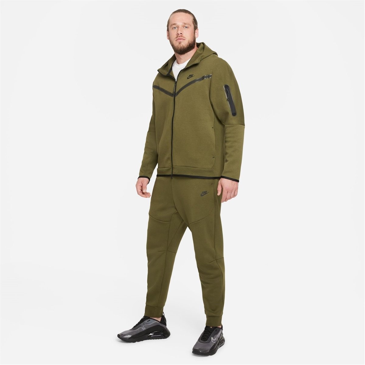 Nike Tech Fleece Jogging Bottoms Mens Rough Green, £44.00