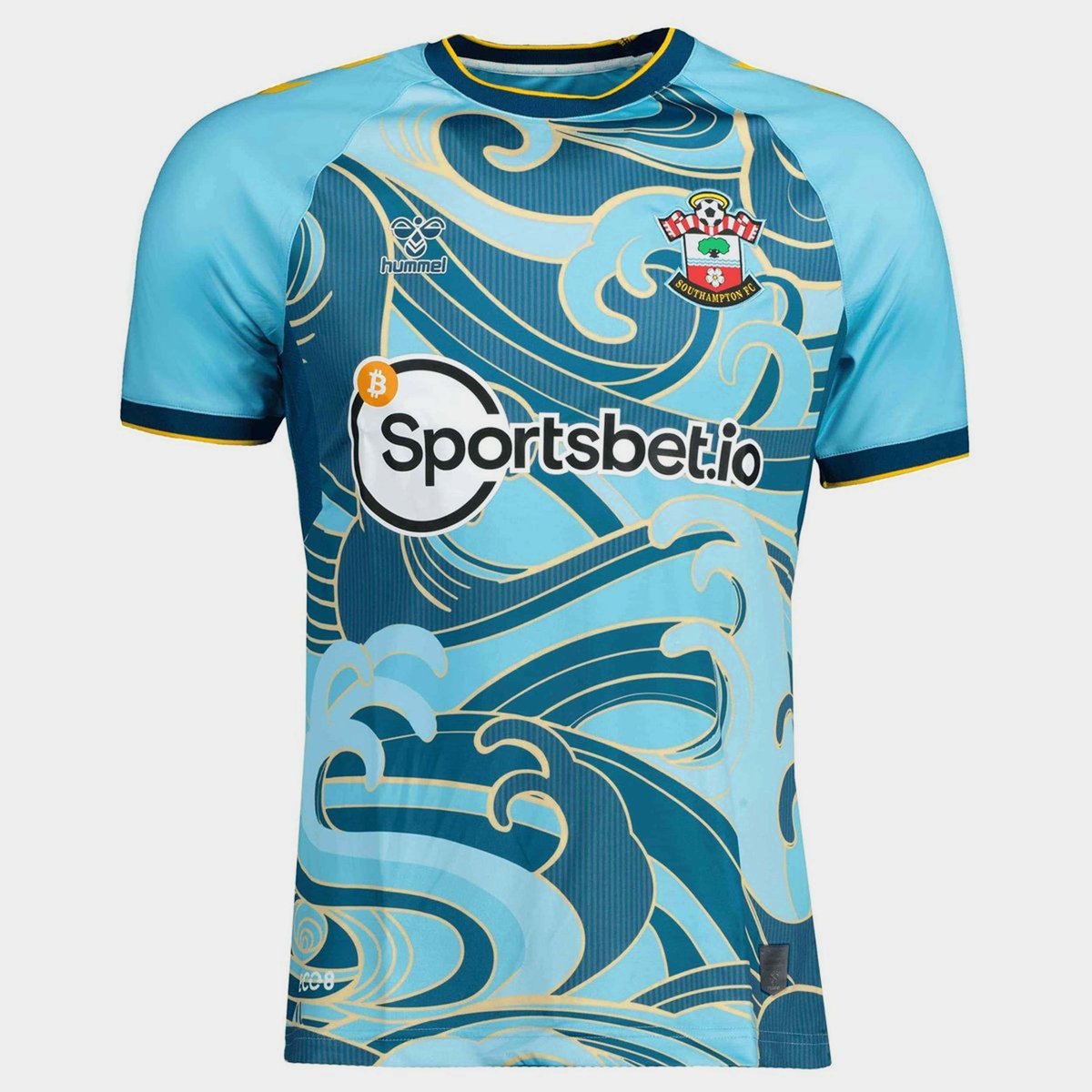 Hummel Southampton Away Jersey 2022 2023 Adults Aqua 56.00