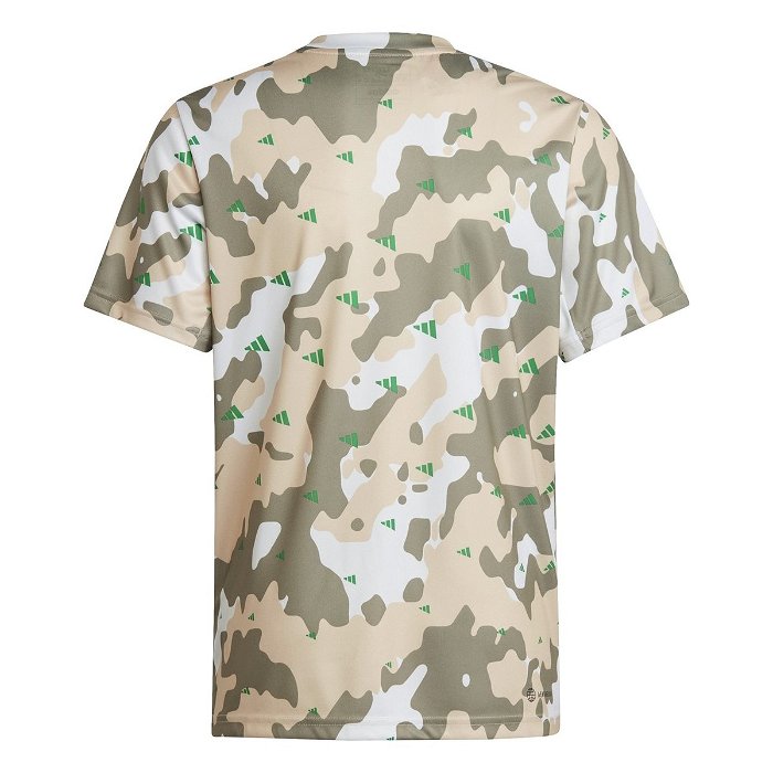 Train Essentials Camouflage Print T Shirt Junior