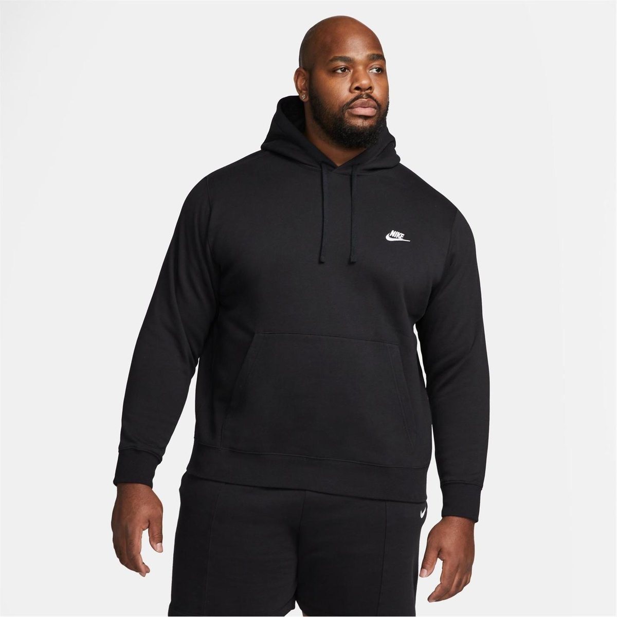 All black on sale nike hoodie mens