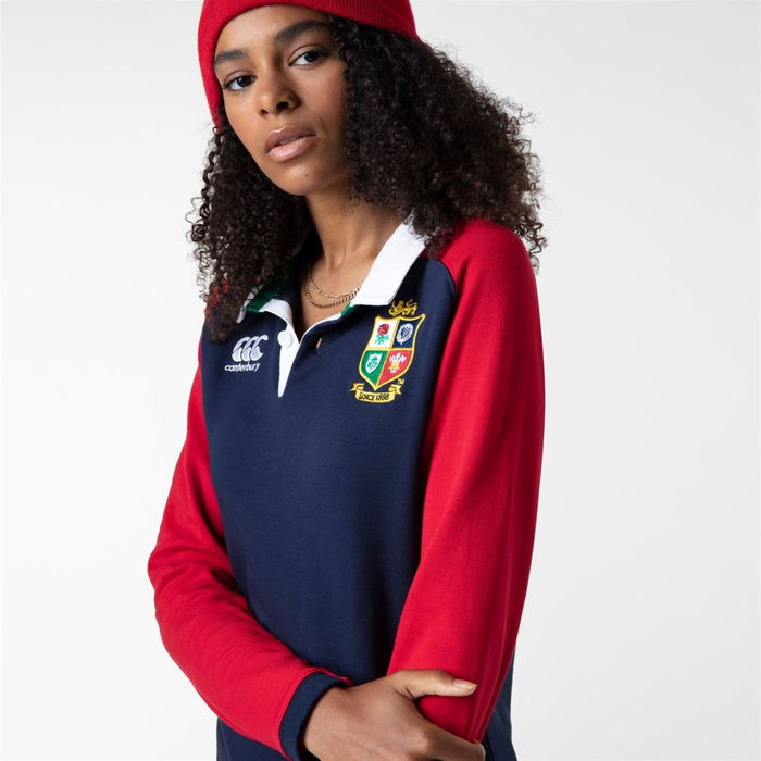 British and Irish Lions Long Sleeve Rugby Shirt Ladies