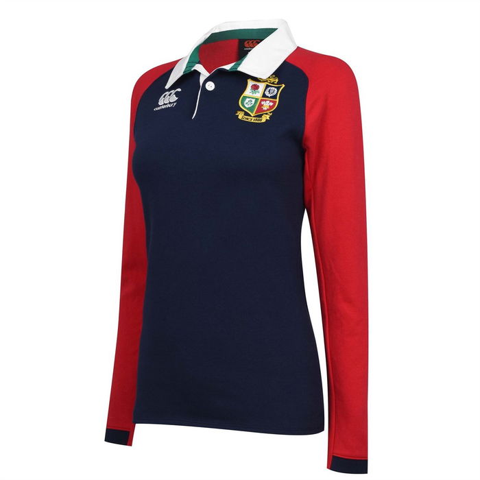 British and Irish Lions Long Sleeve Rugby Shirt Ladies