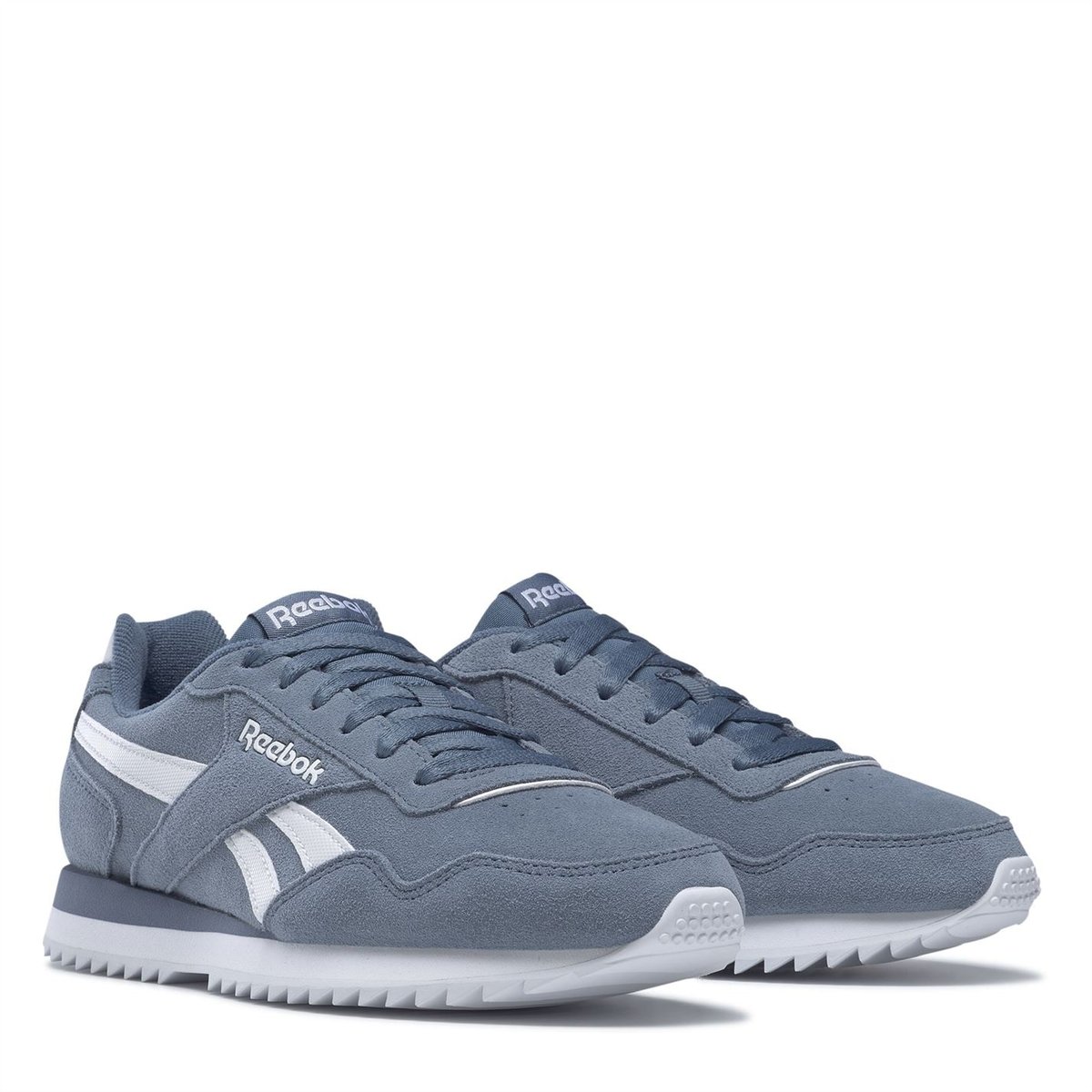 Reebok royal glide store ripple suede trainers mens