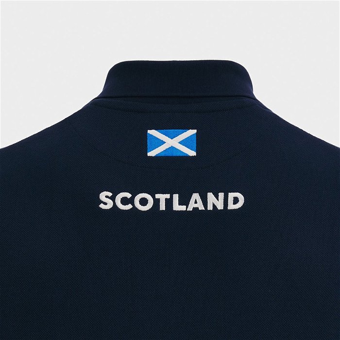 Macron Scotland 22/23 Mens Polo Rugby Shirt