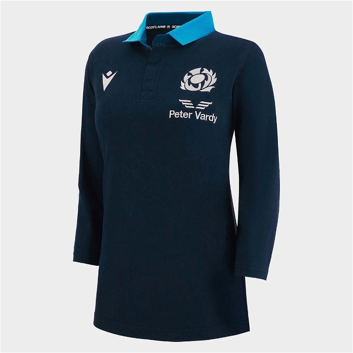 Scotland 22/23 Home 3/4 Classic Sleeve Womens Rugby Shirt