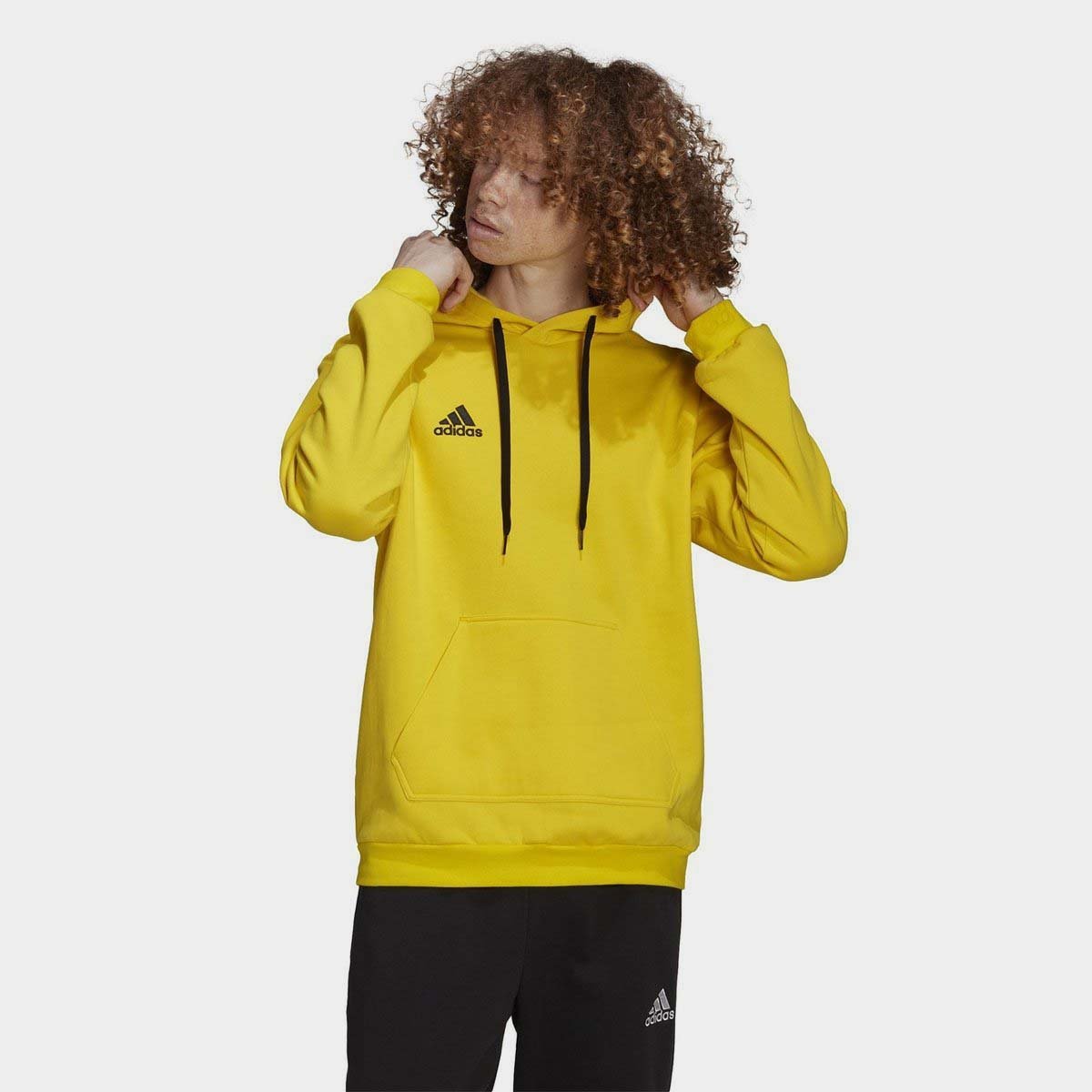 Adidas hoodie hotsell mens yellow