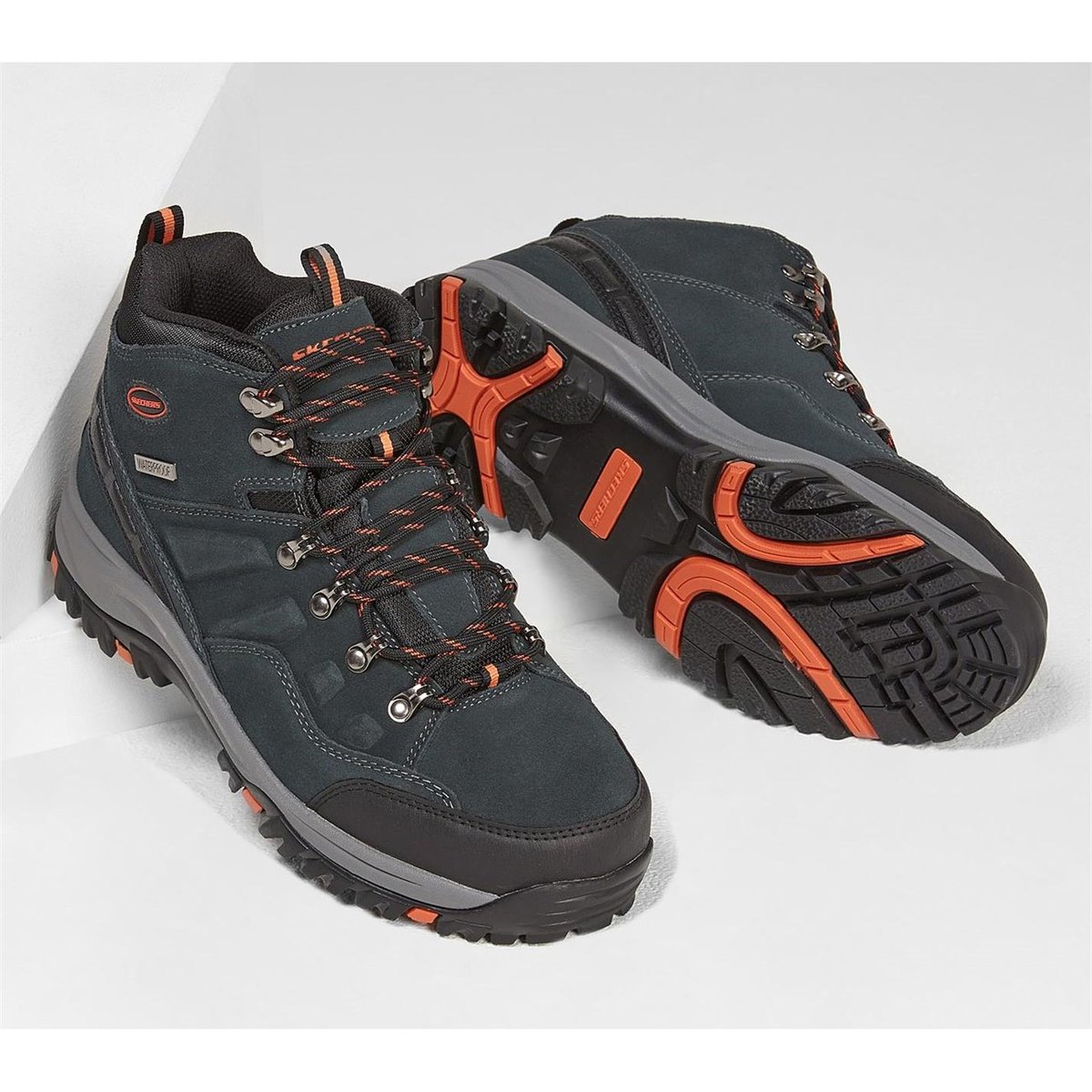 Skechers waterproof hot sale boots mens