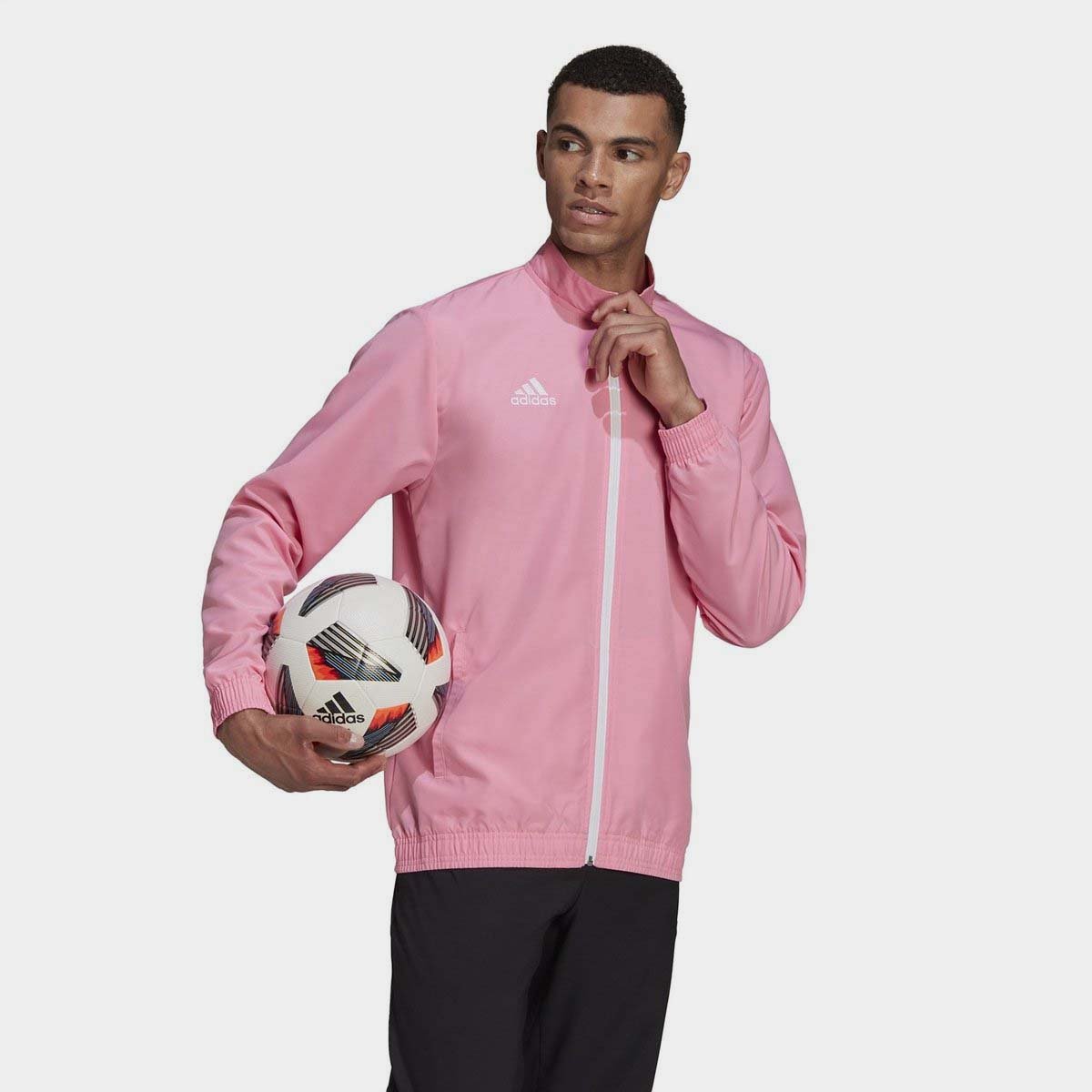 Adidas pink jacket top men's