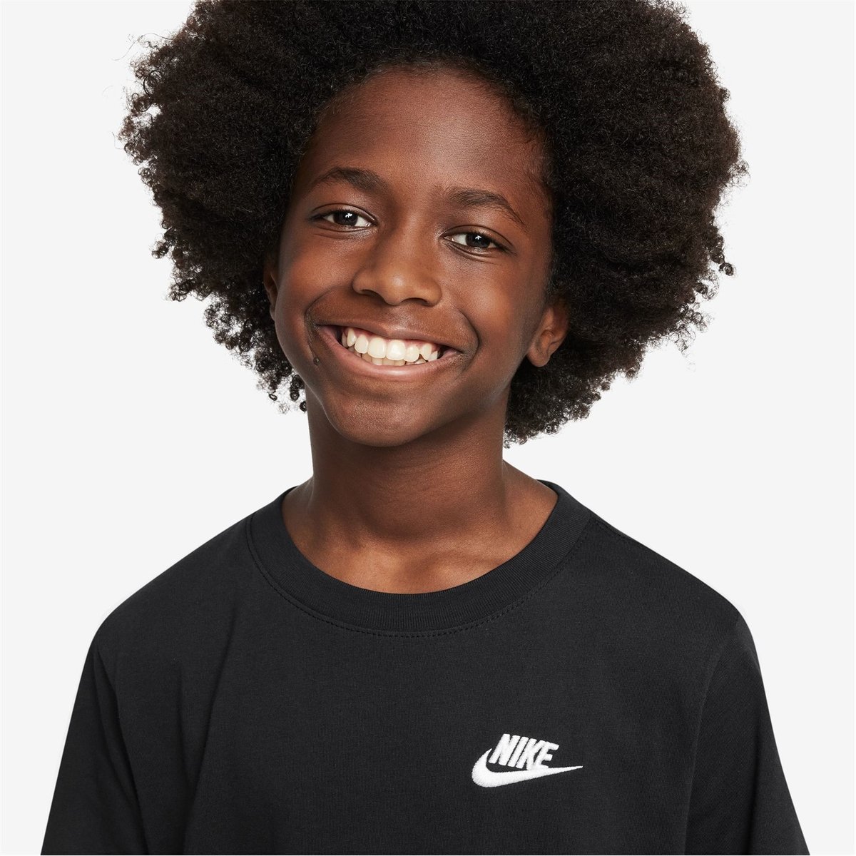 Nike Futura T Shirt Junior Boys Black 15.00