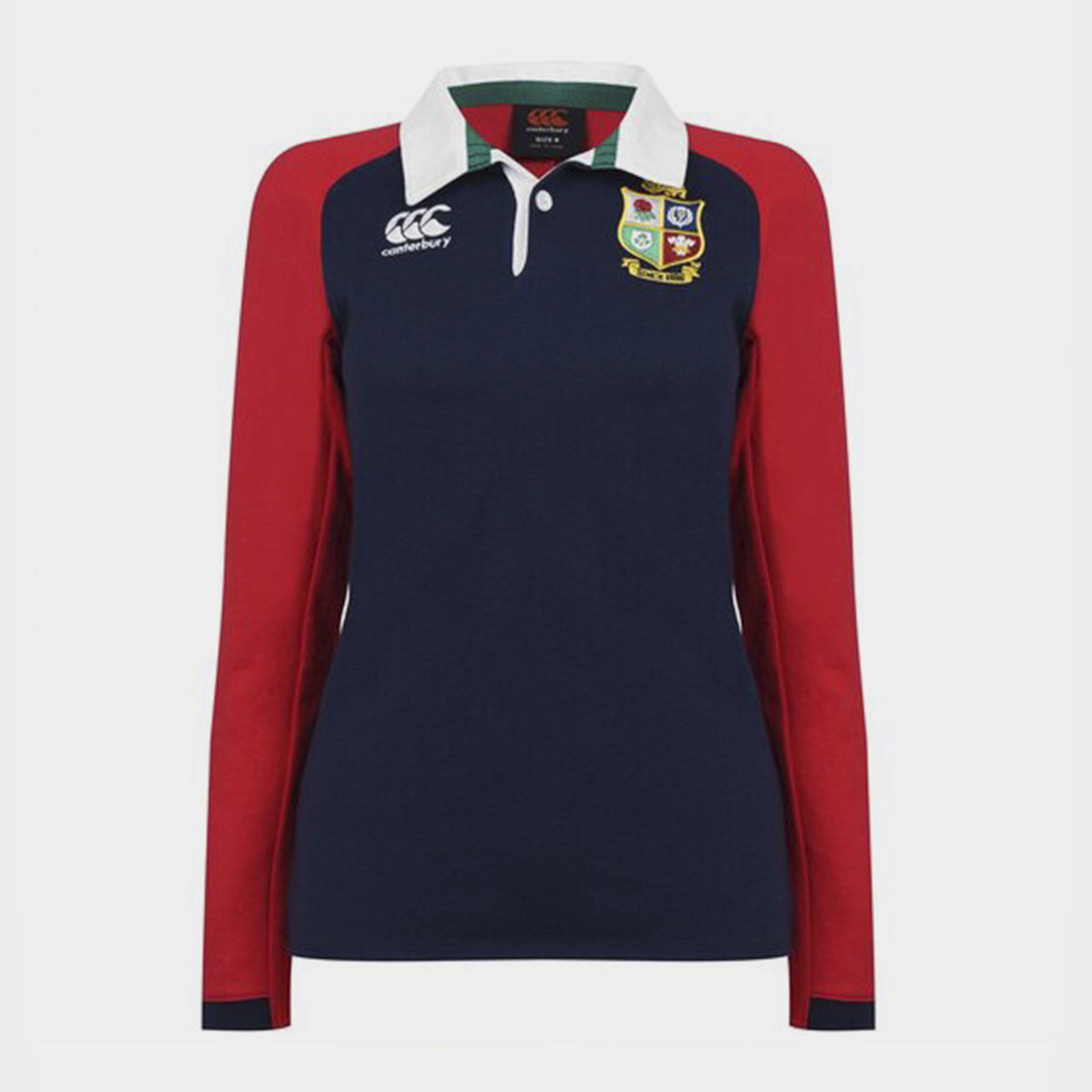 British and Irish Lions Long Sleeve Rugby Shirt Ladies