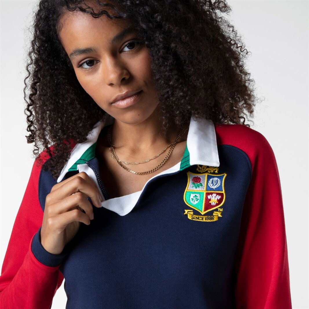 Canterbury British and Irish Lions Long Sleeve Rugby Shirt Ladies