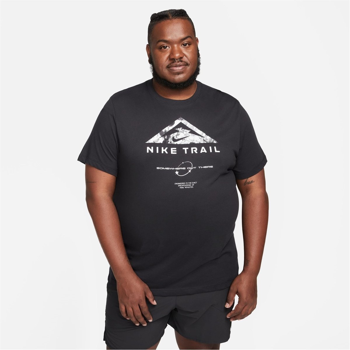 Black running 2024 t shirt