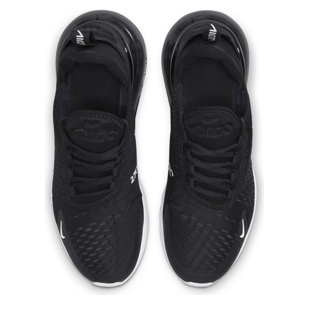 Black and white outlet nike 270 junior