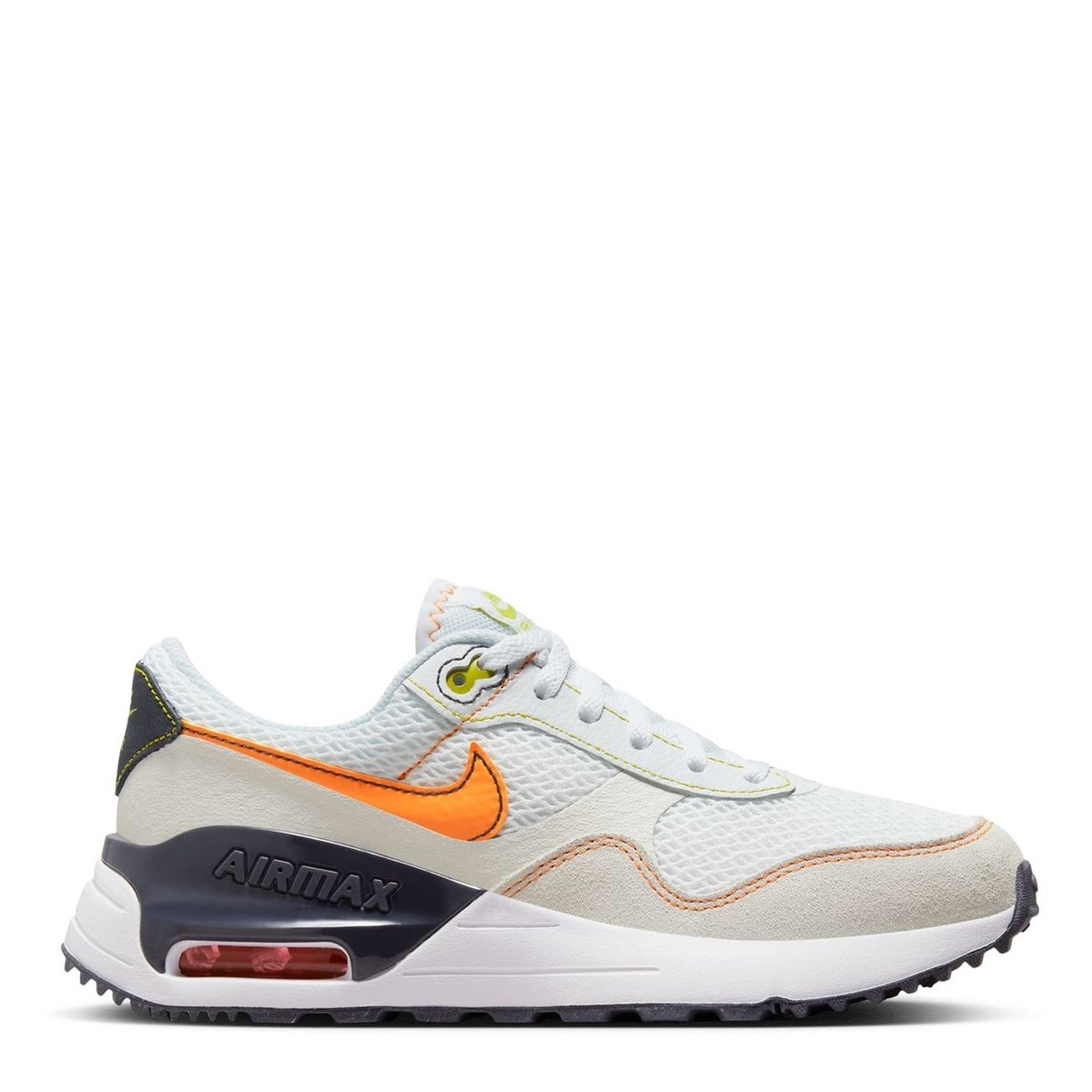 Nike white store and orange