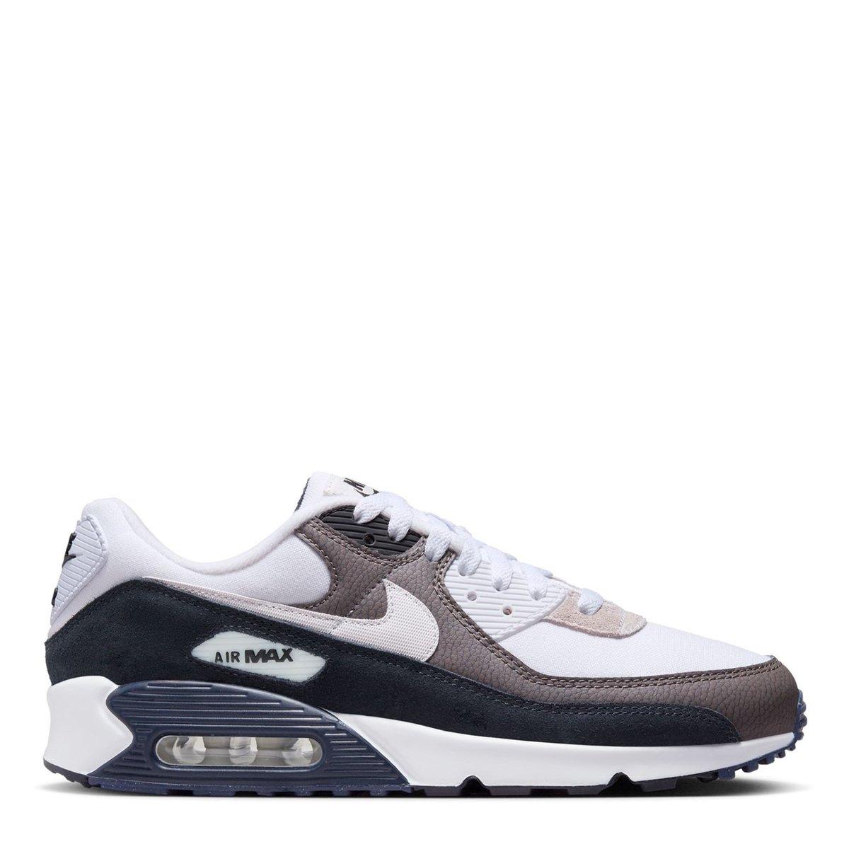 Mens black nike on sale air max 90 trainers