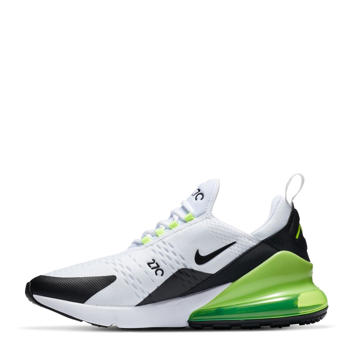 Air max 270 white volt green sale