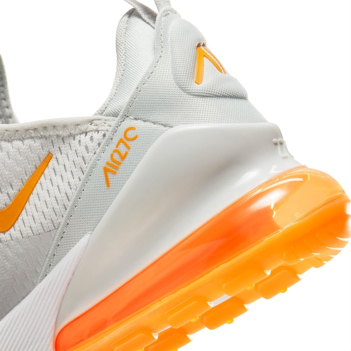 Orange and white hot sale air max 270