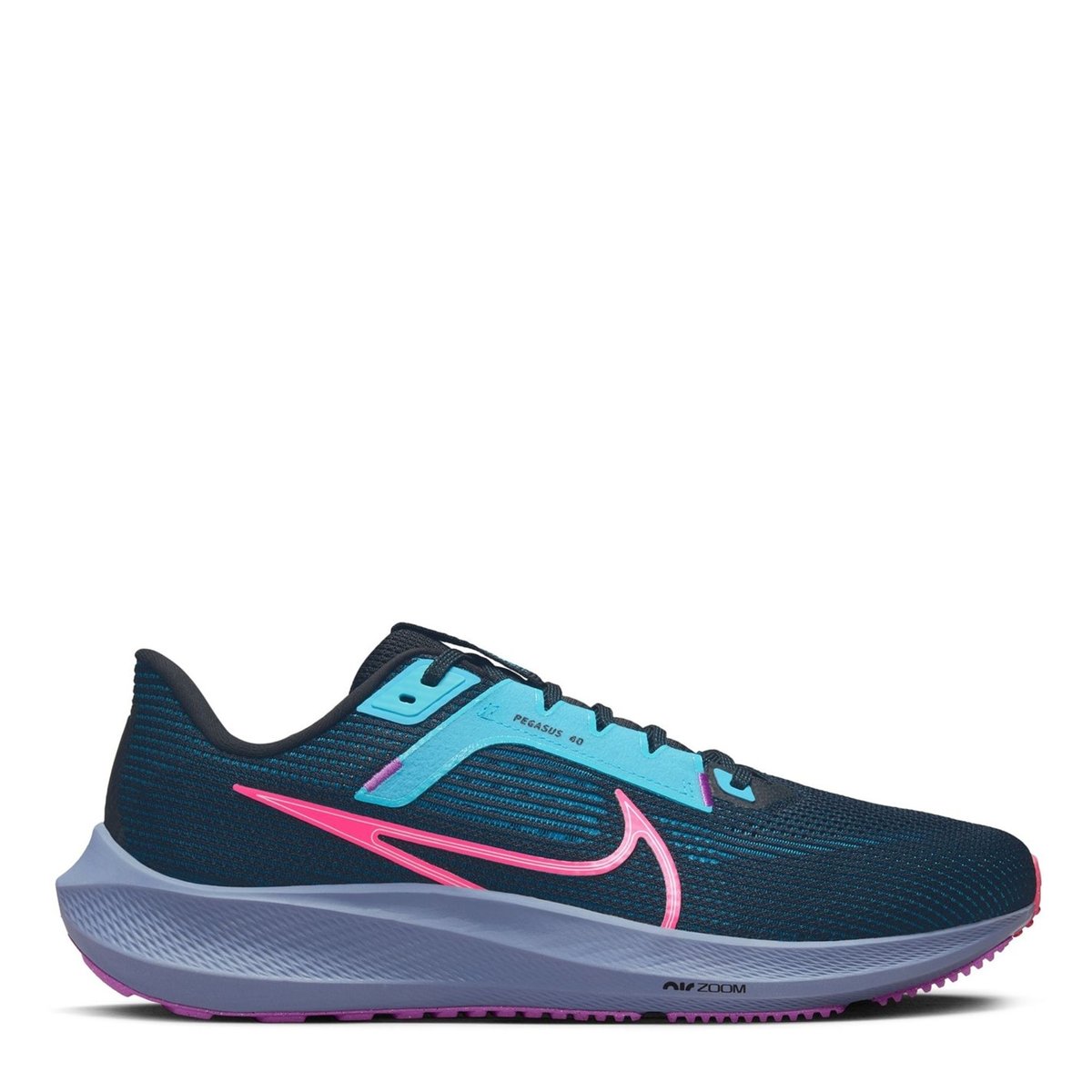 Mens pink and hot sale black nike shoes