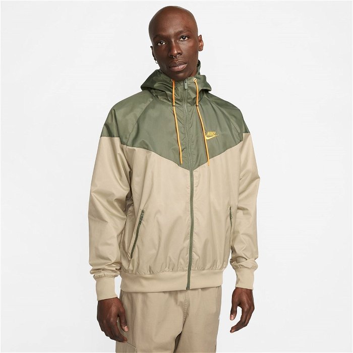 Nike Sportswear Heritage Essentials Windrunner Mens Hooded Jacket  Khaki/Sundial, £65.00