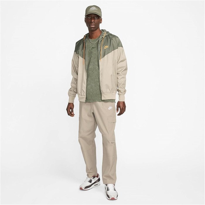 Nike Sportswear Heritage Essentials Windrunner Mens Hooded Jacket  Khaki/Sundial, £65.00