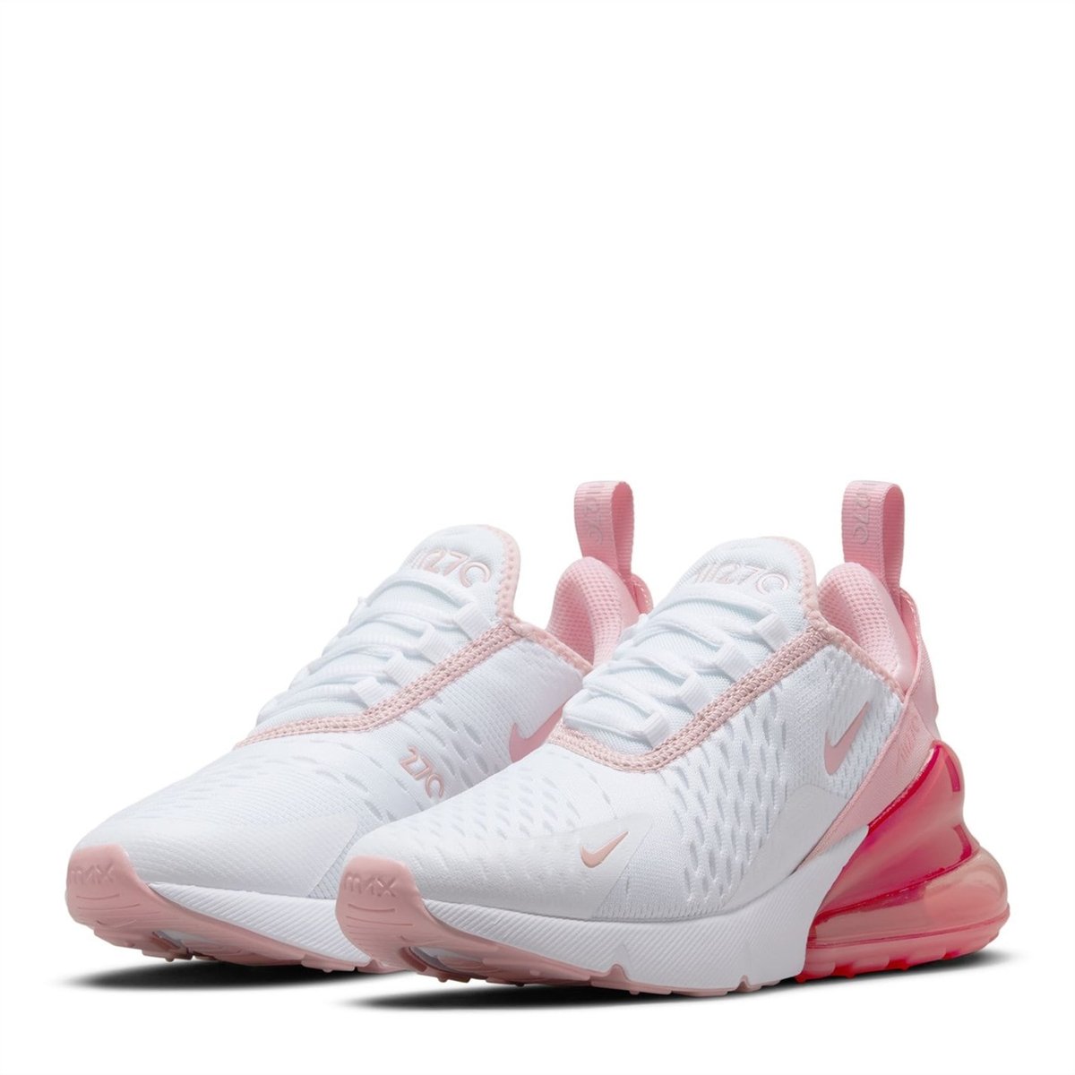 Nike air max 270 womens white clearance and pink