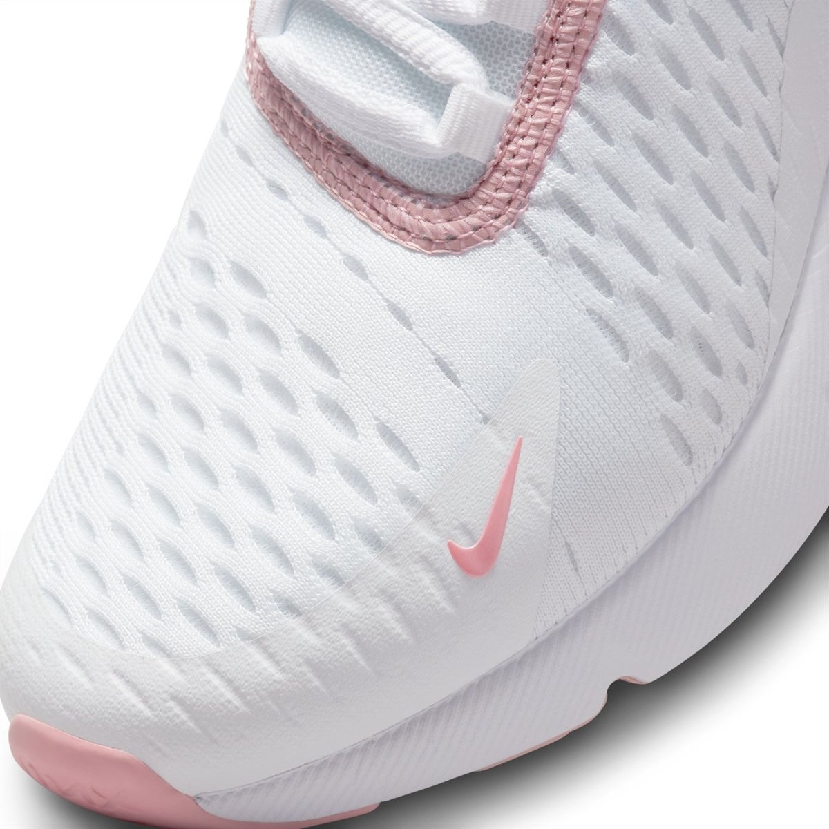 Nike white  and  pink air max hotsell 270 trainers youth