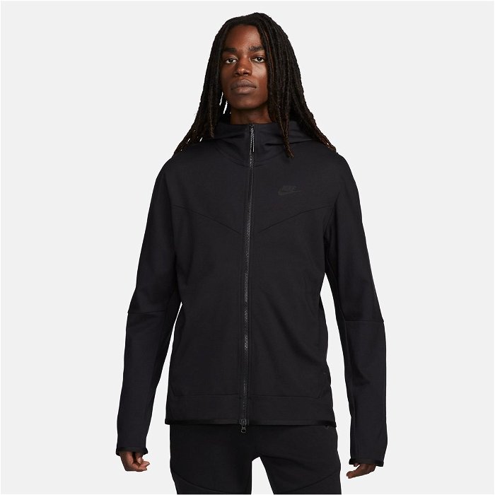 Tech Essentials Mens Full Zip Hooded Jacket