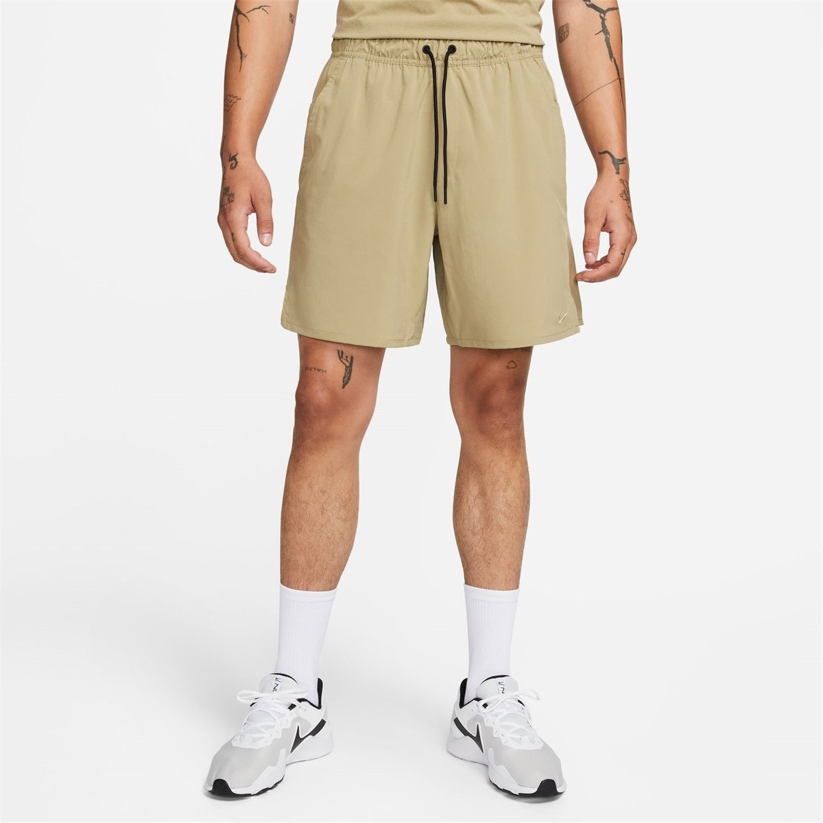 Mens dri 2024 fit khaki shorts