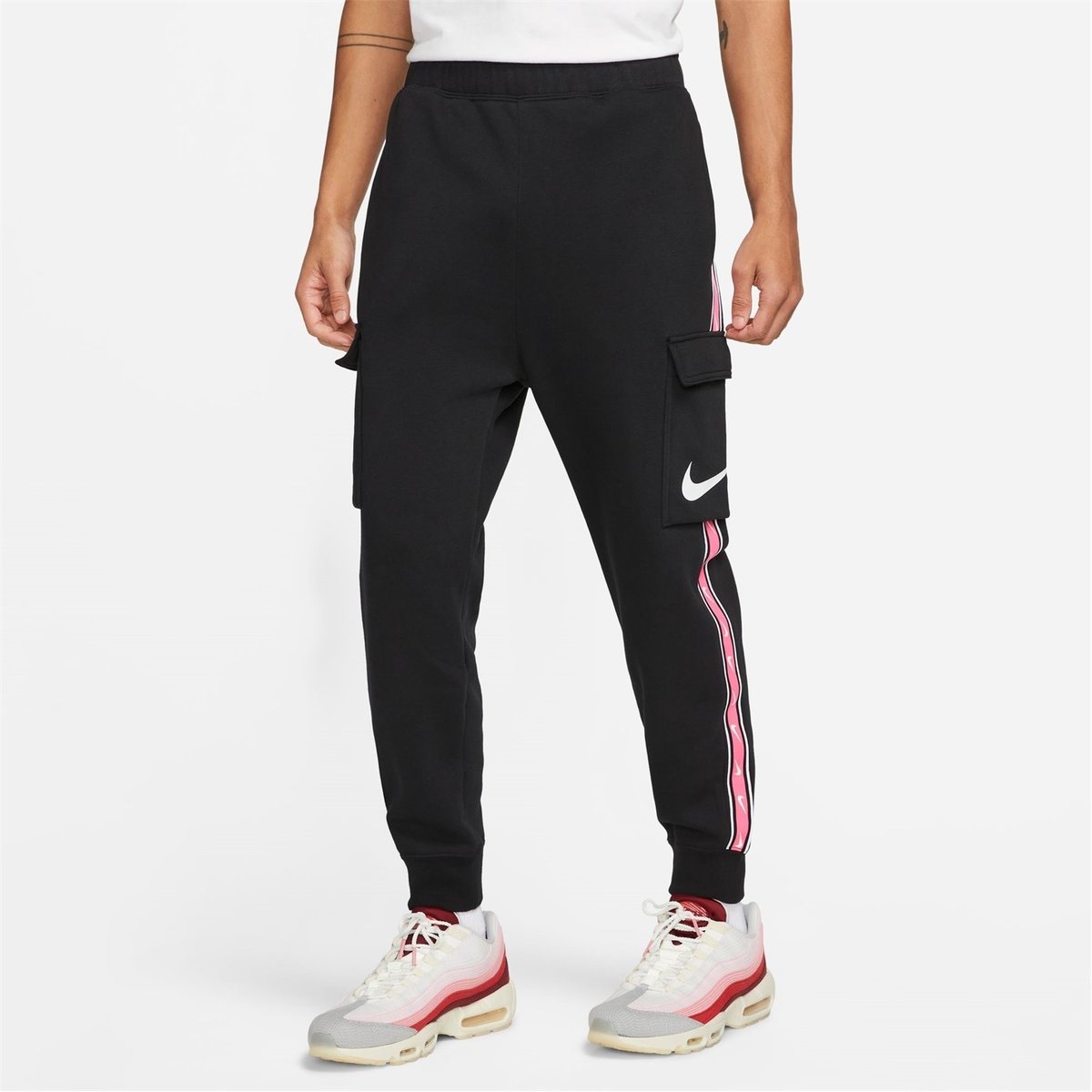 Pink mens hot sale nike joggers