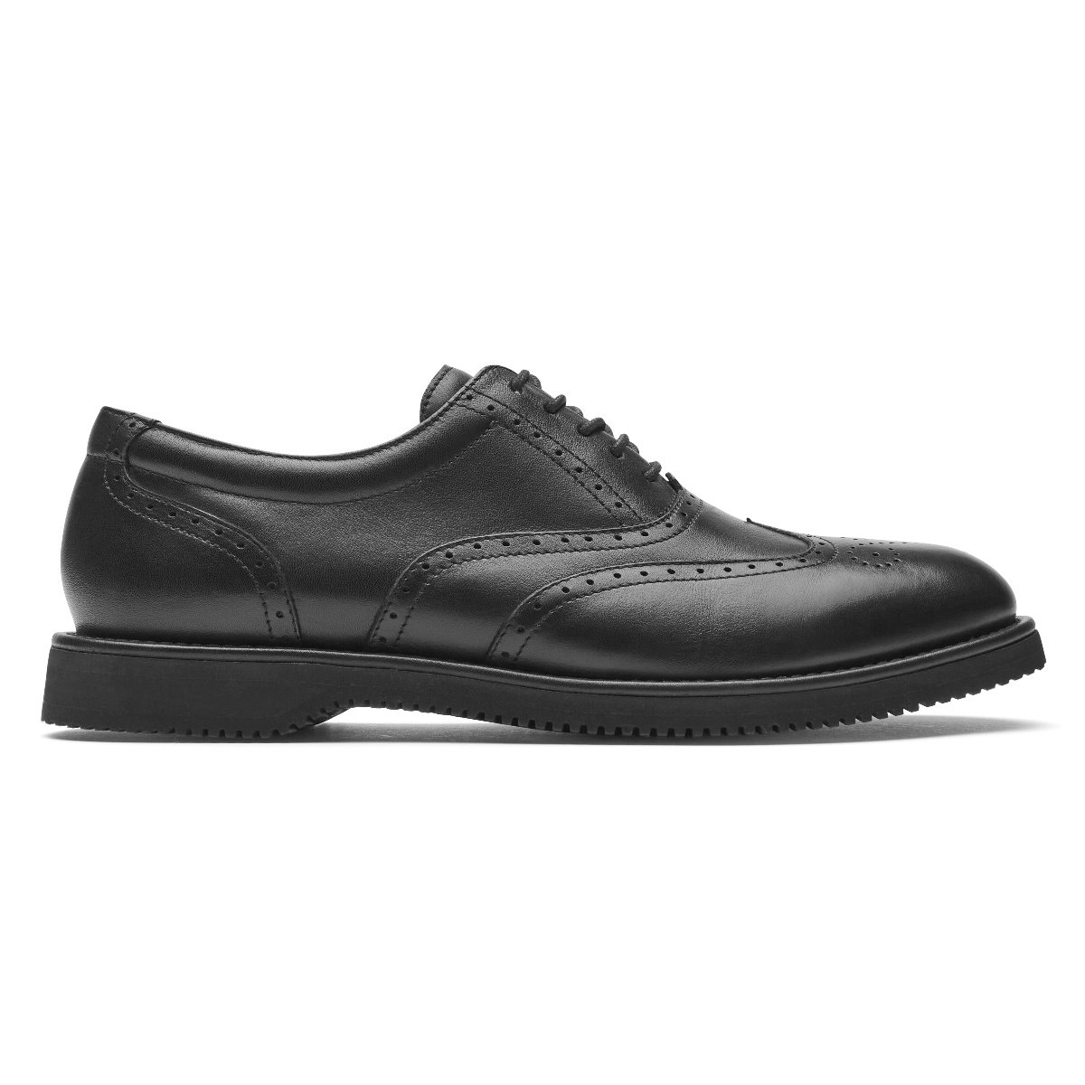 Mens black wingtip outlet dress shoes