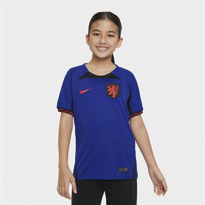Netherlands Away Shirt 2022 2023 Juniors