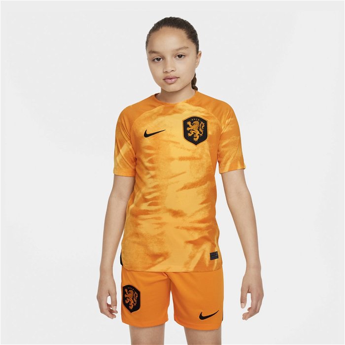 Netherlands Home Shirt 2022 2023 Juniors