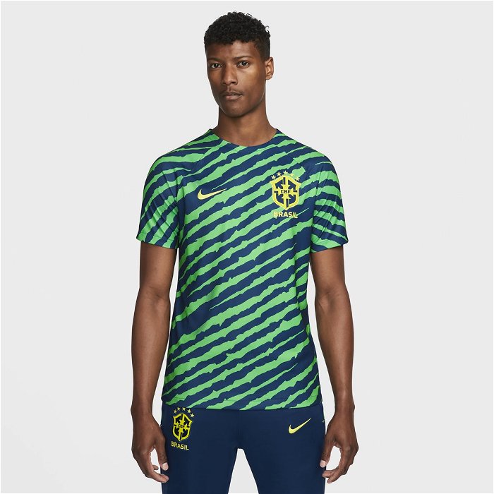 Brazil Pre Match Shirt 2022 2023 Adults