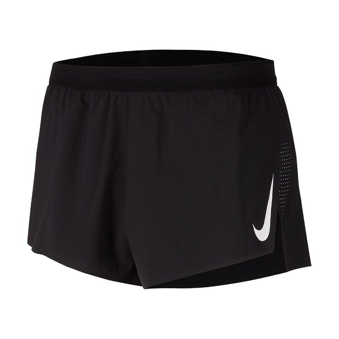 Nike AeroSwift Mens 2 Brief Lined Running Shorts Black, £57.00
