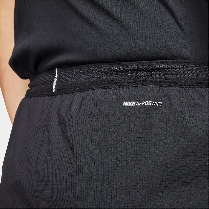 Nike AeroSwift Men's 2 Running Shorts CJ7837-010 (Black/White), Small at   Men's Clothing store
