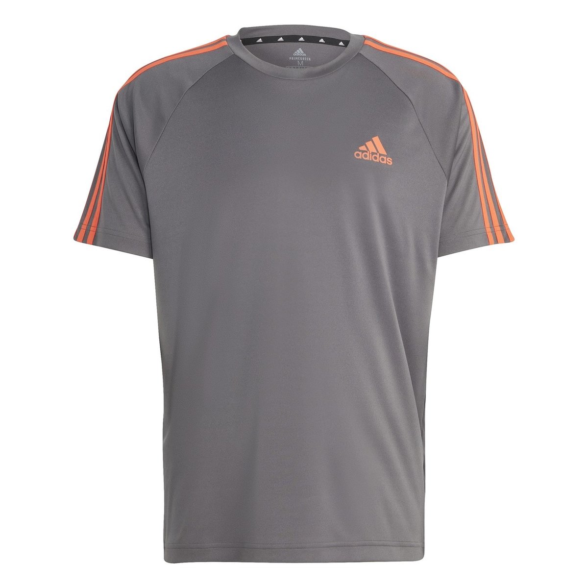 Adidas 3 stripe discount t shirt mens