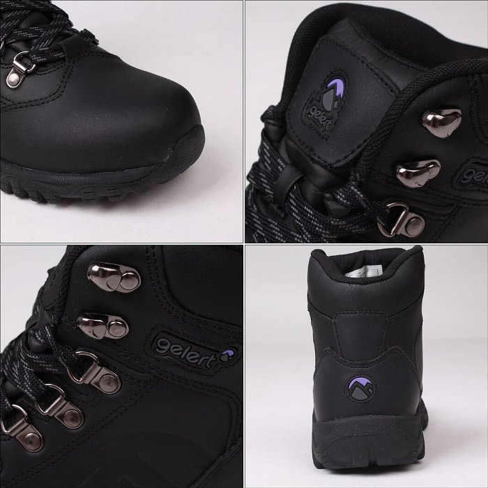 Gelert Leather Ladies Walking Boots Black, £40.00