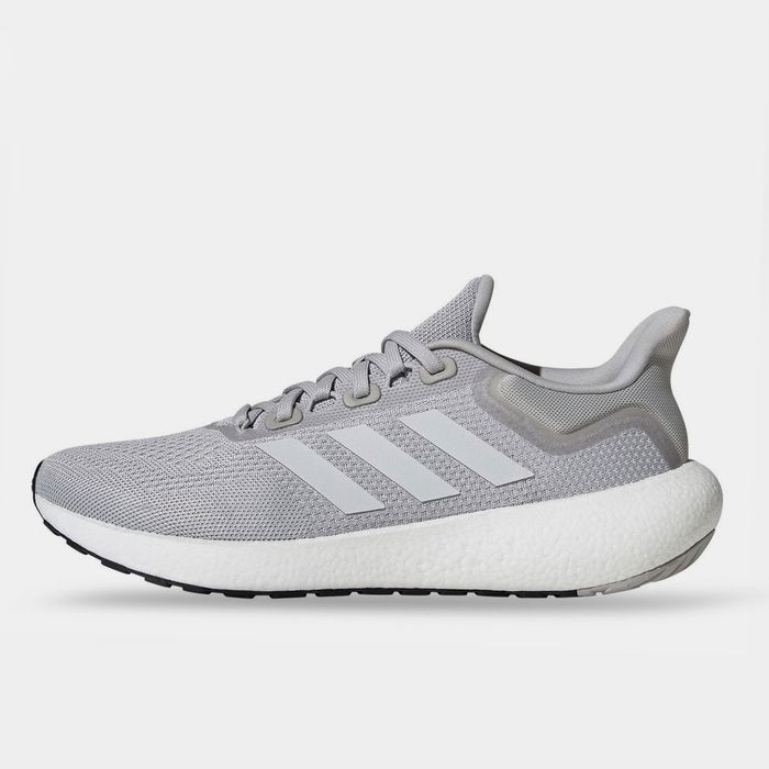 adidas grey running shoes