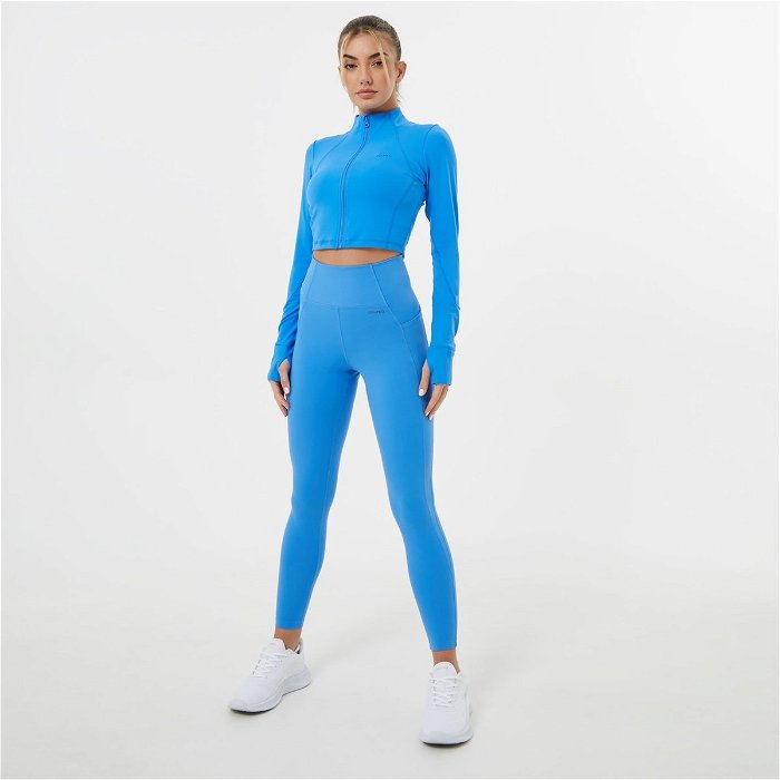 Cropped Fitness Jacket Womens
